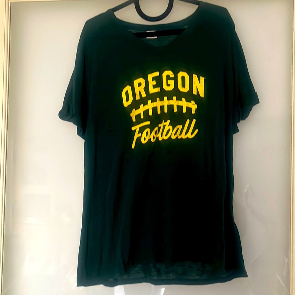 Large Oregon Ducks Football Tunic Shirt - Size L (Fits like XL)